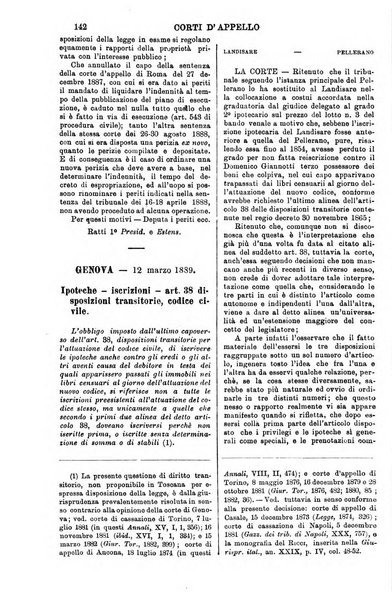 Annali della giurisprudenza italiana raccolta generale delle decisioni delle Corti di cassazione e d'appello in materia civile, criminale, commerciale, di diritto pubblico e amministrativo, e di procedura civile e penale