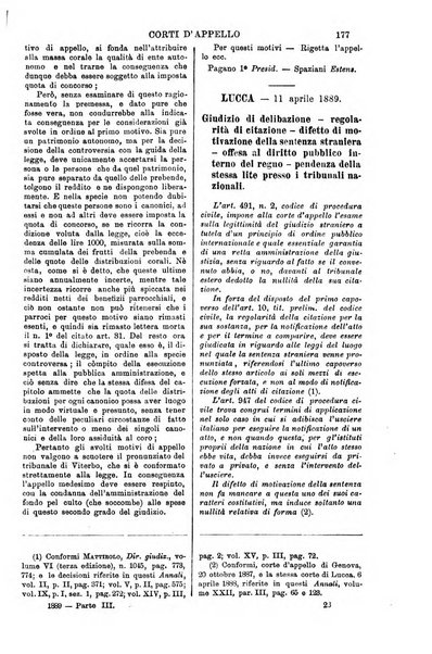 Annali della giurisprudenza italiana raccolta generale delle decisioni delle Corti di cassazione e d'appello in materia civile, criminale, commerciale, di diritto pubblico e amministrativo, e di procedura civile e penale