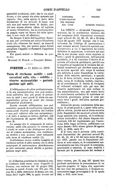 Annali della giurisprudenza italiana raccolta generale delle decisioni delle Corti di cassazione e d'appello in materia civile, criminale, commerciale, di diritto pubblico e amministrativo, e di procedura civile e penale