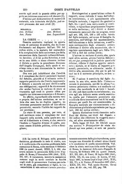 Annali della giurisprudenza italiana raccolta generale delle decisioni delle Corti di cassazione e d'appello in materia civile, criminale, commerciale, di diritto pubblico e amministrativo, e di procedura civile e penale