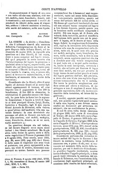 Annali della giurisprudenza italiana raccolta generale delle decisioni delle Corti di cassazione e d'appello in materia civile, criminale, commerciale, di diritto pubblico e amministrativo, e di procedura civile e penale