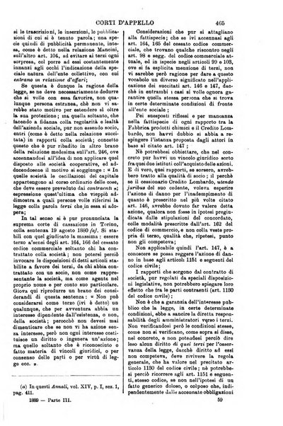 Annali della giurisprudenza italiana raccolta generale delle decisioni delle Corti di cassazione e d'appello in materia civile, criminale, commerciale, di diritto pubblico e amministrativo, e di procedura civile e penale