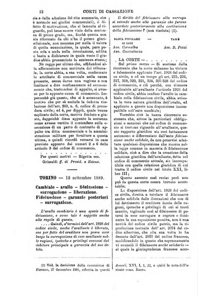 Annali della giurisprudenza italiana raccolta generale delle decisioni delle Corti di cassazione e d'appello in materia civile, criminale, commerciale, di diritto pubblico e amministrativo, e di procedura civile e penale