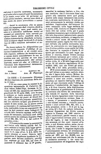 Annali della giurisprudenza italiana raccolta generale delle decisioni delle Corti di cassazione e d'appello in materia civile, criminale, commerciale, di diritto pubblico e amministrativo, e di procedura civile e penale