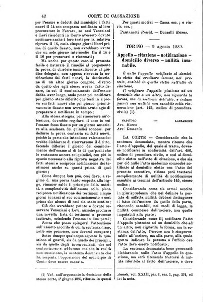 Annali della giurisprudenza italiana raccolta generale delle decisioni delle Corti di cassazione e d'appello in materia civile, criminale, commerciale, di diritto pubblico e amministrativo, e di procedura civile e penale