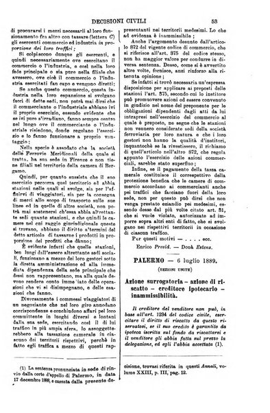 Annali della giurisprudenza italiana raccolta generale delle decisioni delle Corti di cassazione e d'appello in materia civile, criminale, commerciale, di diritto pubblico e amministrativo, e di procedura civile e penale