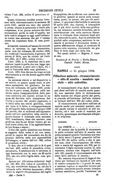 Annali della giurisprudenza italiana raccolta generale delle decisioni delle Corti di cassazione e d'appello in materia civile, criminale, commerciale, di diritto pubblico e amministrativo, e di procedura civile e penale