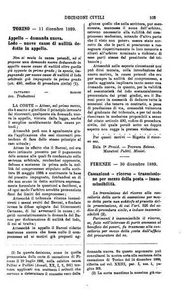 Annali della giurisprudenza italiana raccolta generale delle decisioni delle Corti di cassazione e d'appello in materia civile, criminale, commerciale, di diritto pubblico e amministrativo, e di procedura civile e penale