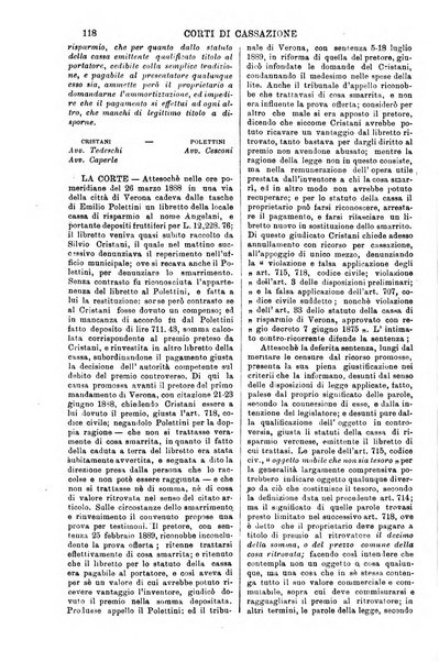 Annali della giurisprudenza italiana raccolta generale delle decisioni delle Corti di cassazione e d'appello in materia civile, criminale, commerciale, di diritto pubblico e amministrativo, e di procedura civile e penale