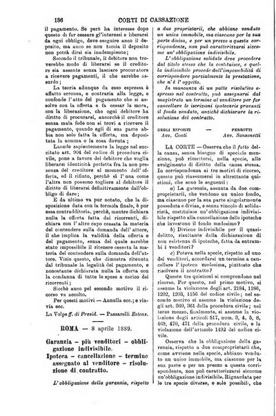 Annali della giurisprudenza italiana raccolta generale delle decisioni delle Corti di cassazione e d'appello in materia civile, criminale, commerciale, di diritto pubblico e amministrativo, e di procedura civile e penale