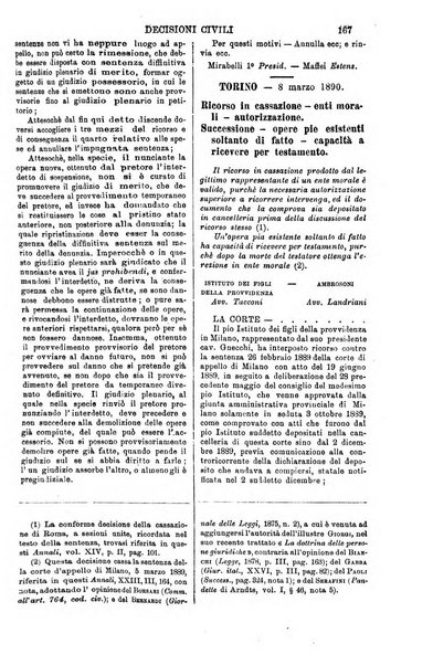 Annali della giurisprudenza italiana raccolta generale delle decisioni delle Corti di cassazione e d'appello in materia civile, criminale, commerciale, di diritto pubblico e amministrativo, e di procedura civile e penale