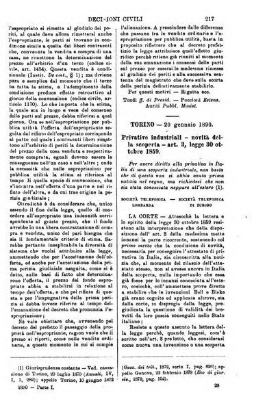 Annali della giurisprudenza italiana raccolta generale delle decisioni delle Corti di cassazione e d'appello in materia civile, criminale, commerciale, di diritto pubblico e amministrativo, e di procedura civile e penale