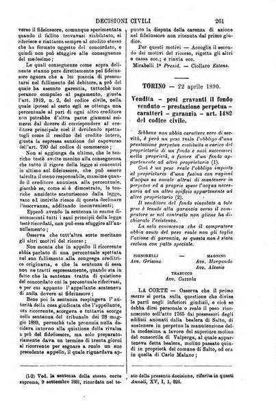 Annali della giurisprudenza italiana raccolta generale delle decisioni delle Corti di cassazione e d'appello in materia civile, criminale, commerciale, di diritto pubblico e amministrativo, e di procedura civile e penale