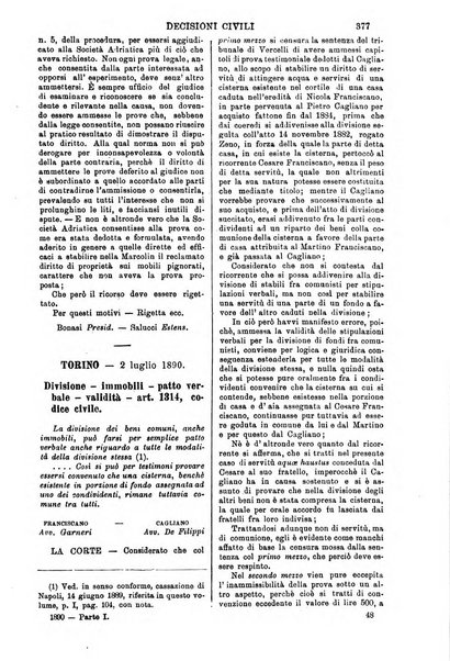 Annali della giurisprudenza italiana raccolta generale delle decisioni delle Corti di cassazione e d'appello in materia civile, criminale, commerciale, di diritto pubblico e amministrativo, e di procedura civile e penale