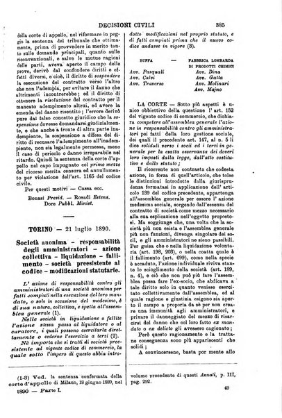 Annali della giurisprudenza italiana raccolta generale delle decisioni delle Corti di cassazione e d'appello in materia civile, criminale, commerciale, di diritto pubblico e amministrativo, e di procedura civile e penale