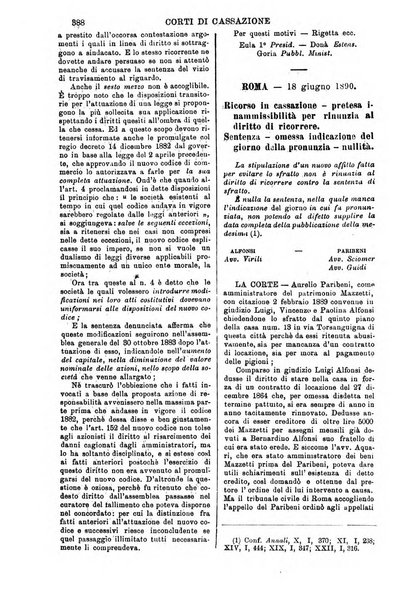 Annali della giurisprudenza italiana raccolta generale delle decisioni delle Corti di cassazione e d'appello in materia civile, criminale, commerciale, di diritto pubblico e amministrativo, e di procedura civile e penale