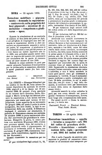 Annali della giurisprudenza italiana raccolta generale delle decisioni delle Corti di cassazione e d'appello in materia civile, criminale, commerciale, di diritto pubblico e amministrativo, e di procedura civile e penale