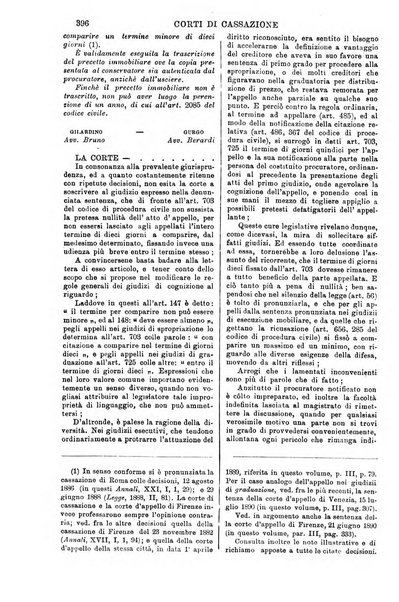 Annali della giurisprudenza italiana raccolta generale delle decisioni delle Corti di cassazione e d'appello in materia civile, criminale, commerciale, di diritto pubblico e amministrativo, e di procedura civile e penale