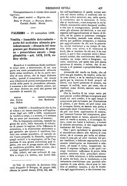 Annali della giurisprudenza italiana raccolta generale delle decisioni delle Corti di cassazione e d'appello in materia civile, criminale, commerciale, di diritto pubblico e amministrativo, e di procedura civile e penale