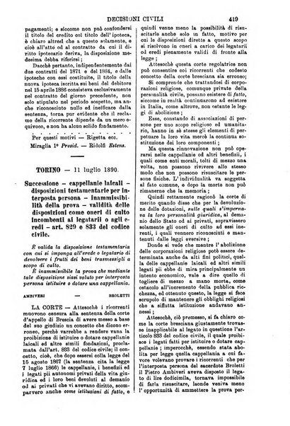 Annali della giurisprudenza italiana raccolta generale delle decisioni delle Corti di cassazione e d'appello in materia civile, criminale, commerciale, di diritto pubblico e amministrativo, e di procedura civile e penale