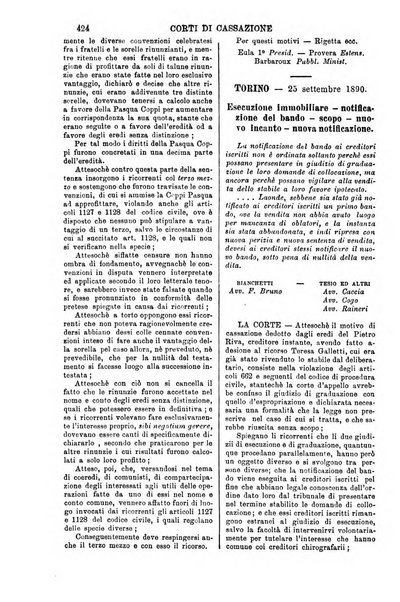 Annali della giurisprudenza italiana raccolta generale delle decisioni delle Corti di cassazione e d'appello in materia civile, criminale, commerciale, di diritto pubblico e amministrativo, e di procedura civile e penale