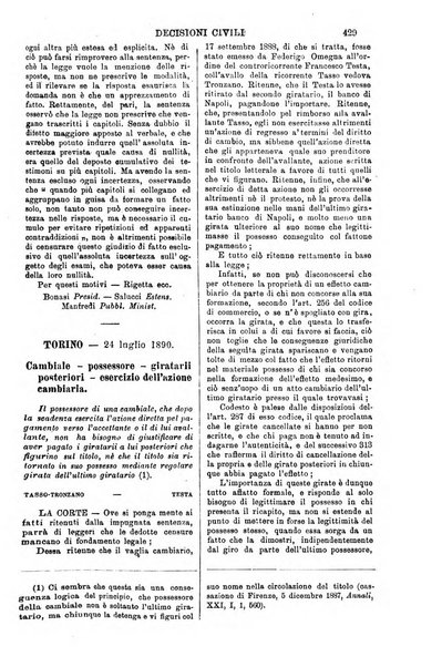 Annali della giurisprudenza italiana raccolta generale delle decisioni delle Corti di cassazione e d'appello in materia civile, criminale, commerciale, di diritto pubblico e amministrativo, e di procedura civile e penale