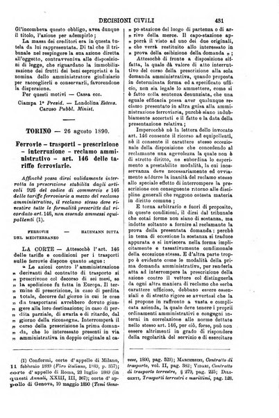 Annali della giurisprudenza italiana raccolta generale delle decisioni delle Corti di cassazione e d'appello in materia civile, criminale, commerciale, di diritto pubblico e amministrativo, e di procedura civile e penale