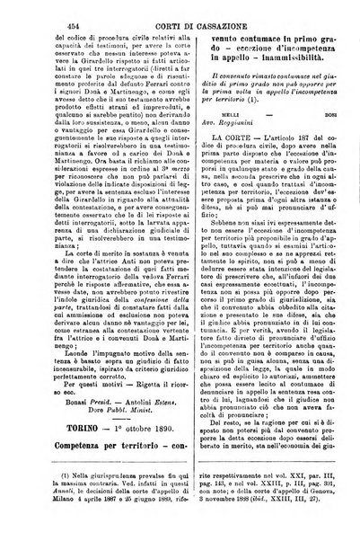 Annali della giurisprudenza italiana raccolta generale delle decisioni delle Corti di cassazione e d'appello in materia civile, criminale, commerciale, di diritto pubblico e amministrativo, e di procedura civile e penale