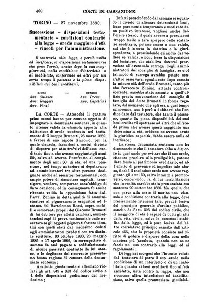 Annali della giurisprudenza italiana raccolta generale delle decisioni delle Corti di cassazione e d'appello in materia civile, criminale, commerciale, di diritto pubblico e amministrativo, e di procedura civile e penale