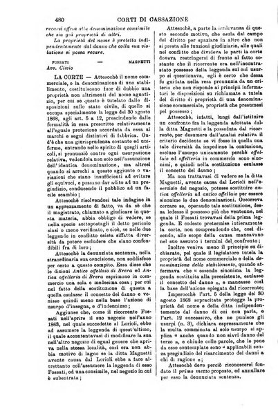 Annali della giurisprudenza italiana raccolta generale delle decisioni delle Corti di cassazione e d'appello in materia civile, criminale, commerciale, di diritto pubblico e amministrativo, e di procedura civile e penale