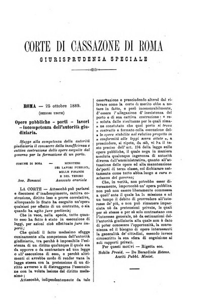 Annali della giurisprudenza italiana raccolta generale delle decisioni delle Corti di cassazione e d'appello in materia civile, criminale, commerciale, di diritto pubblico e amministrativo, e di procedura civile e penale