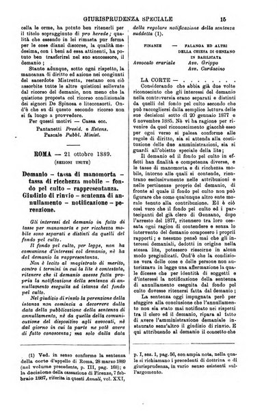 Annali della giurisprudenza italiana raccolta generale delle decisioni delle Corti di cassazione e d'appello in materia civile, criminale, commerciale, di diritto pubblico e amministrativo, e di procedura civile e penale