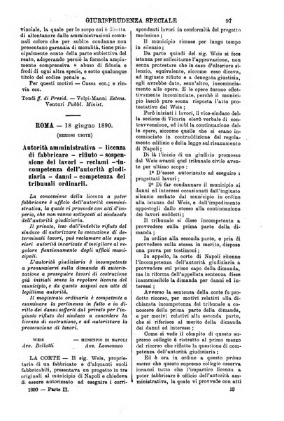 Annali della giurisprudenza italiana raccolta generale delle decisioni delle Corti di cassazione e d'appello in materia civile, criminale, commerciale, di diritto pubblico e amministrativo, e di procedura civile e penale