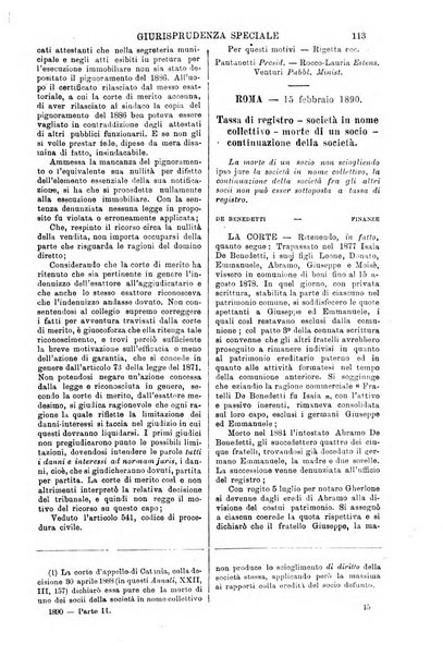 Annali della giurisprudenza italiana raccolta generale delle decisioni delle Corti di cassazione e d'appello in materia civile, criminale, commerciale, di diritto pubblico e amministrativo, e di procedura civile e penale