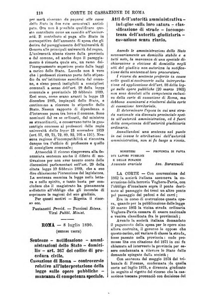 Annali della giurisprudenza italiana raccolta generale delle decisioni delle Corti di cassazione e d'appello in materia civile, criminale, commerciale, di diritto pubblico e amministrativo, e di procedura civile e penale