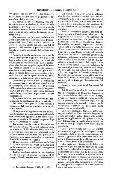 Annali della giurisprudenza italiana raccolta generale delle decisioni delle Corti di cassazione e d'appello in materia civile, criminale, commerciale, di diritto pubblico e amministrativo, e di procedura civile e penale