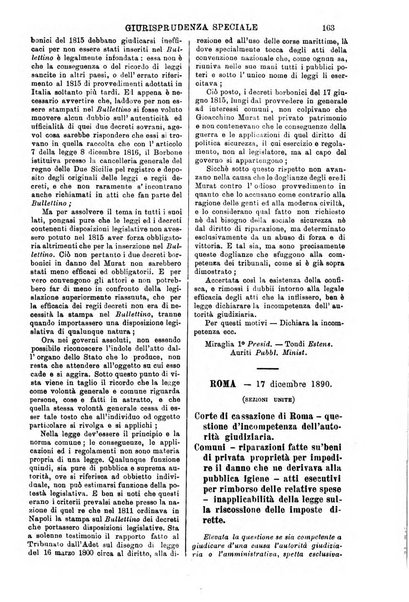 Annali della giurisprudenza italiana raccolta generale delle decisioni delle Corti di cassazione e d'appello in materia civile, criminale, commerciale, di diritto pubblico e amministrativo, e di procedura civile e penale