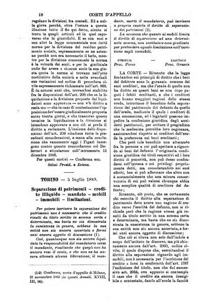 Annali della giurisprudenza italiana raccolta generale delle decisioni delle Corti di cassazione e d'appello in materia civile, criminale, commerciale, di diritto pubblico e amministrativo, e di procedura civile e penale