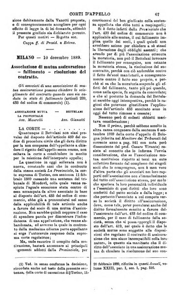 Annali della giurisprudenza italiana raccolta generale delle decisioni delle Corti di cassazione e d'appello in materia civile, criminale, commerciale, di diritto pubblico e amministrativo, e di procedura civile e penale