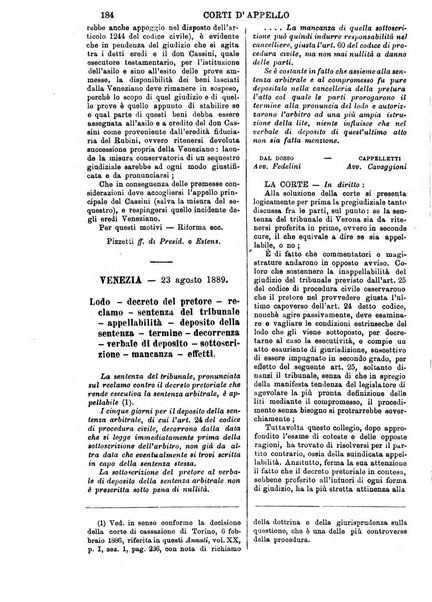 Annali della giurisprudenza italiana raccolta generale delle decisioni delle Corti di cassazione e d'appello in materia civile, criminale, commerciale, di diritto pubblico e amministrativo, e di procedura civile e penale