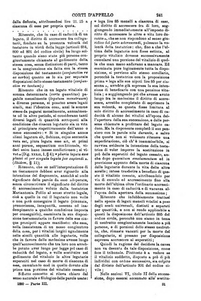 Annali della giurisprudenza italiana raccolta generale delle decisioni delle Corti di cassazione e d'appello in materia civile, criminale, commerciale, di diritto pubblico e amministrativo, e di procedura civile e penale