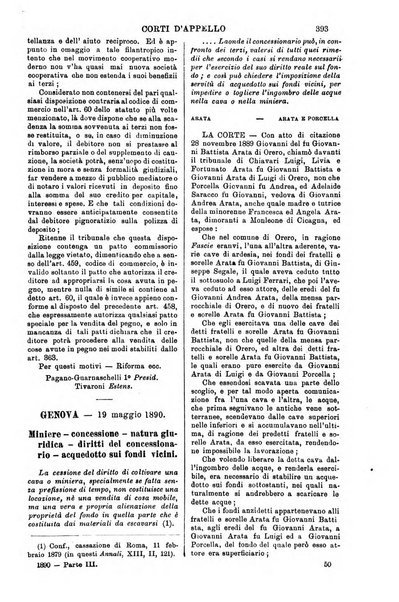 Annali della giurisprudenza italiana raccolta generale delle decisioni delle Corti di cassazione e d'appello in materia civile, criminale, commerciale, di diritto pubblico e amministrativo, e di procedura civile e penale