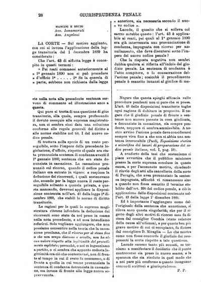 Annali della giurisprudenza italiana raccolta generale delle decisioni delle Corti di cassazione e d'appello in materia civile, criminale, commerciale, di diritto pubblico e amministrativo, e di procedura civile e penale