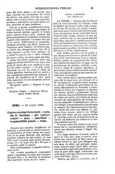 Annali della giurisprudenza italiana raccolta generale delle decisioni delle Corti di cassazione e d'appello in materia civile, criminale, commerciale, di diritto pubblico e amministrativo, e di procedura civile e penale