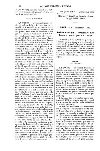 Annali della giurisprudenza italiana raccolta generale delle decisioni delle Corti di cassazione e d'appello in materia civile, criminale, commerciale, di diritto pubblico e amministrativo, e di procedura civile e penale