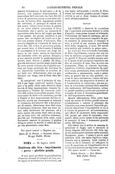 Annali della giurisprudenza italiana raccolta generale delle decisioni delle Corti di cassazione e d'appello in materia civile, criminale, commerciale, di diritto pubblico e amministrativo, e di procedura civile e penale