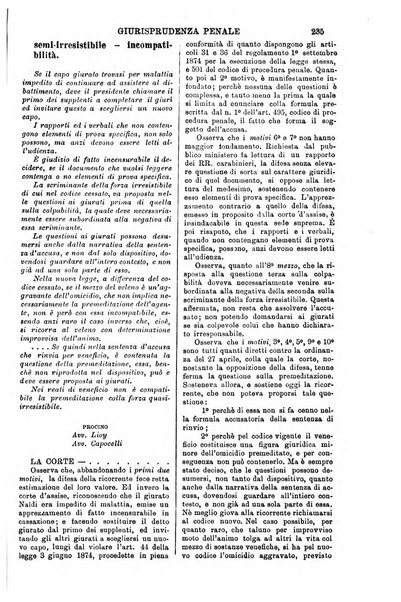 Annali della giurisprudenza italiana raccolta generale delle decisioni delle Corti di cassazione e d'appello in materia civile, criminale, commerciale, di diritto pubblico e amministrativo, e di procedura civile e penale