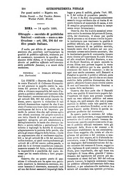 Annali della giurisprudenza italiana raccolta generale delle decisioni delle Corti di cassazione e d'appello in materia civile, criminale, commerciale, di diritto pubblico e amministrativo, e di procedura civile e penale