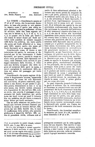 Annali della giurisprudenza italiana raccolta generale delle decisioni delle Corti di cassazione e d'appello in materia civile, criminale, commerciale, di diritto pubblico e amministrativo, e di procedura civile e penale