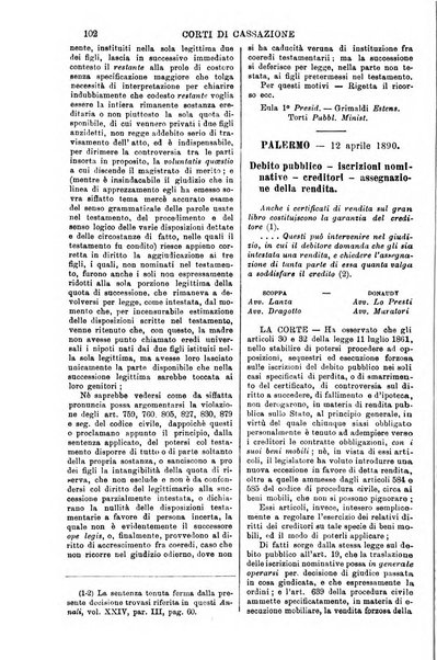 Annali della giurisprudenza italiana raccolta generale delle decisioni delle Corti di cassazione e d'appello in materia civile, criminale, commerciale, di diritto pubblico e amministrativo, e di procedura civile e penale